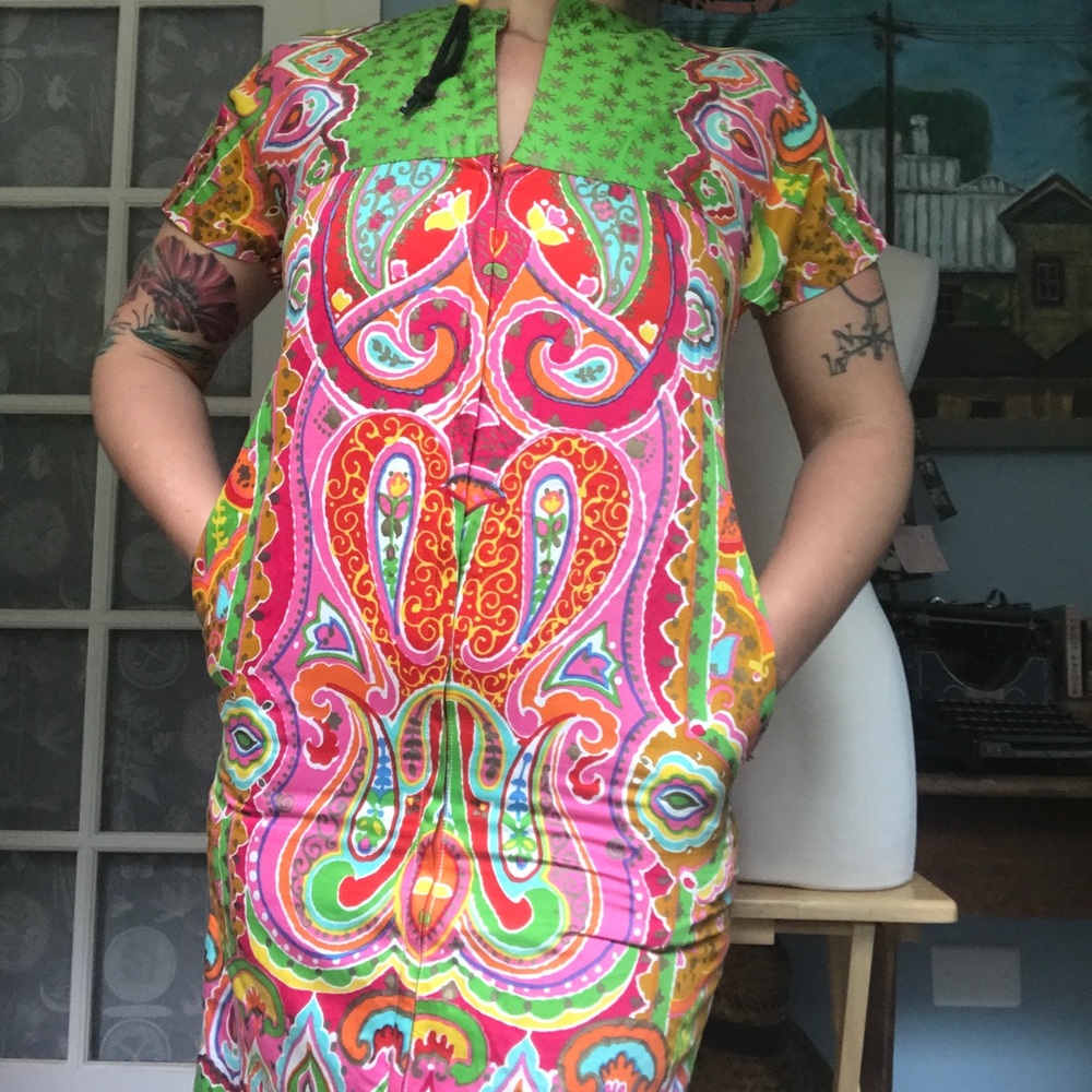 Groovy Made In California Vintage Dress 🤩 - Picture 4 of 9